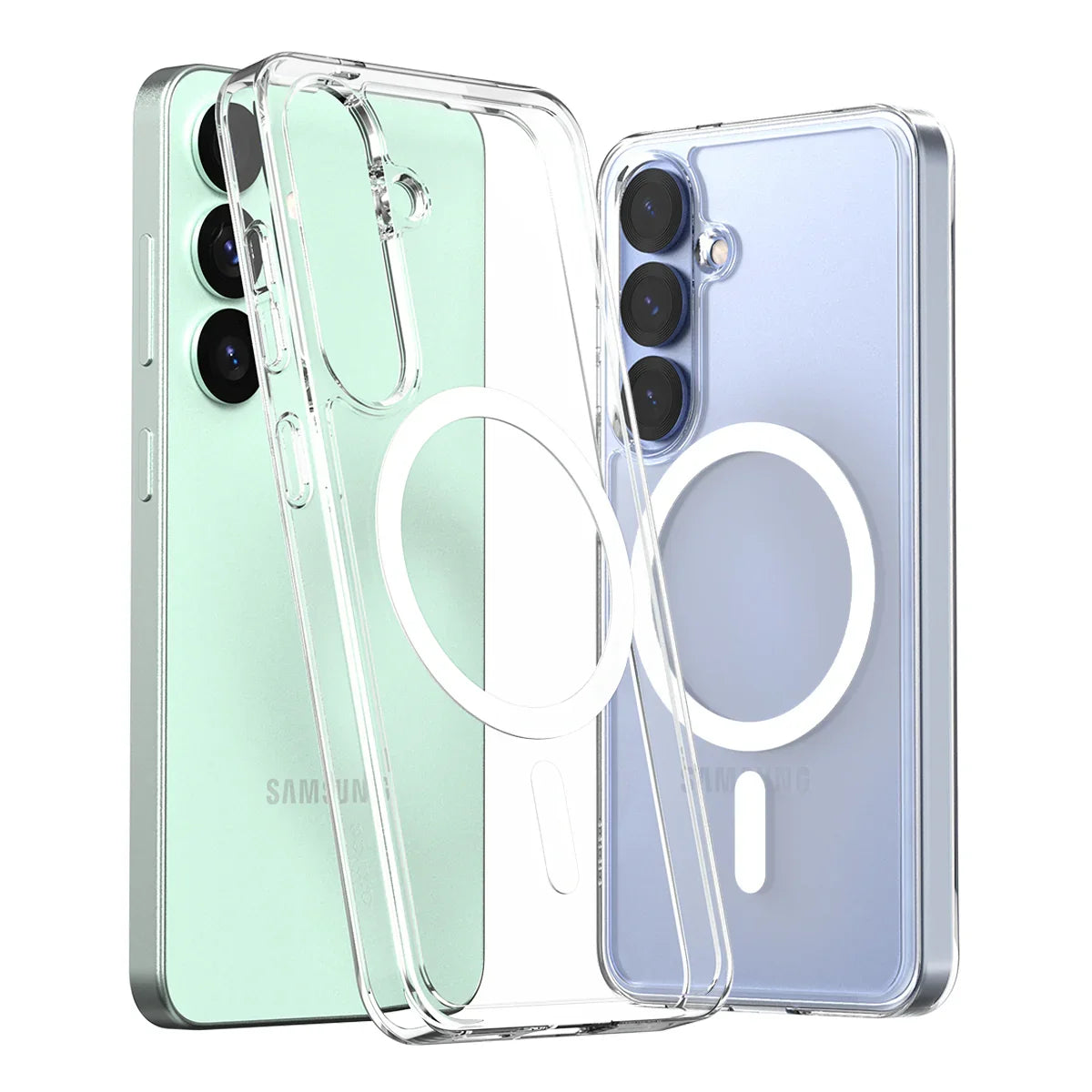 Araree Samsung S25 Duple Magsafe Case - Clear - Tashqila Araree Samsung S25 Duple Magsafe Case - Clear - Tashqila